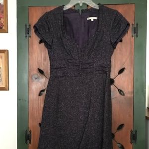 SOLD Nanette Lepore Purple Tweed Dress